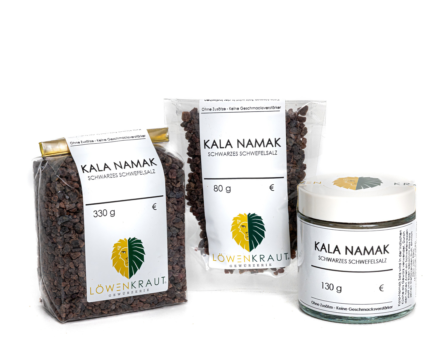 KALA NAMAK - GROBES SCHWARZES SCHWEFELSALZ KALA NAMAK - GROBES SCHWARZES SCHWEFELSALZ