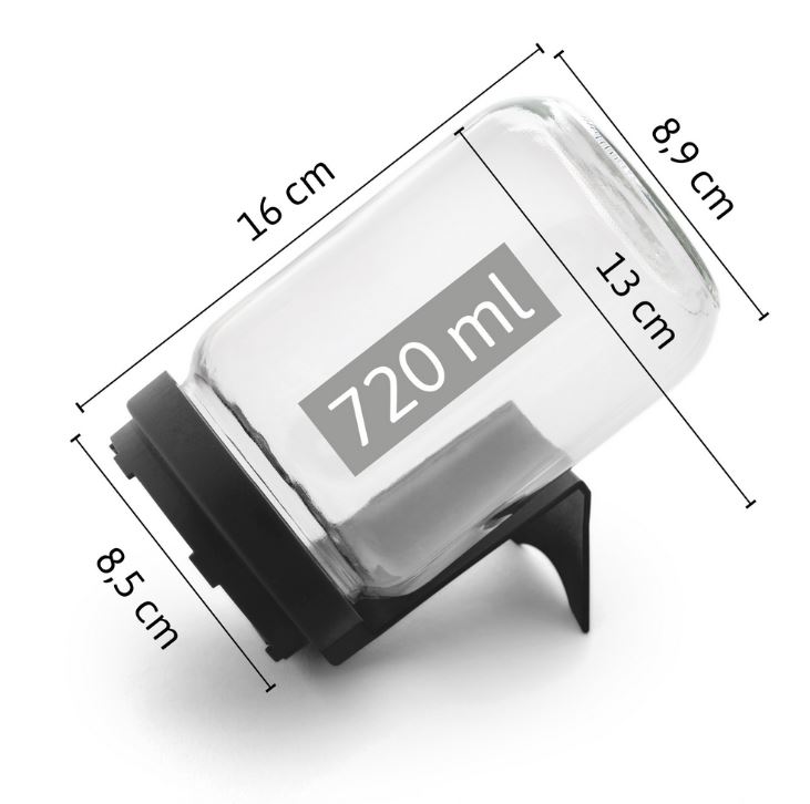 Sprossenglas-Abmessungen