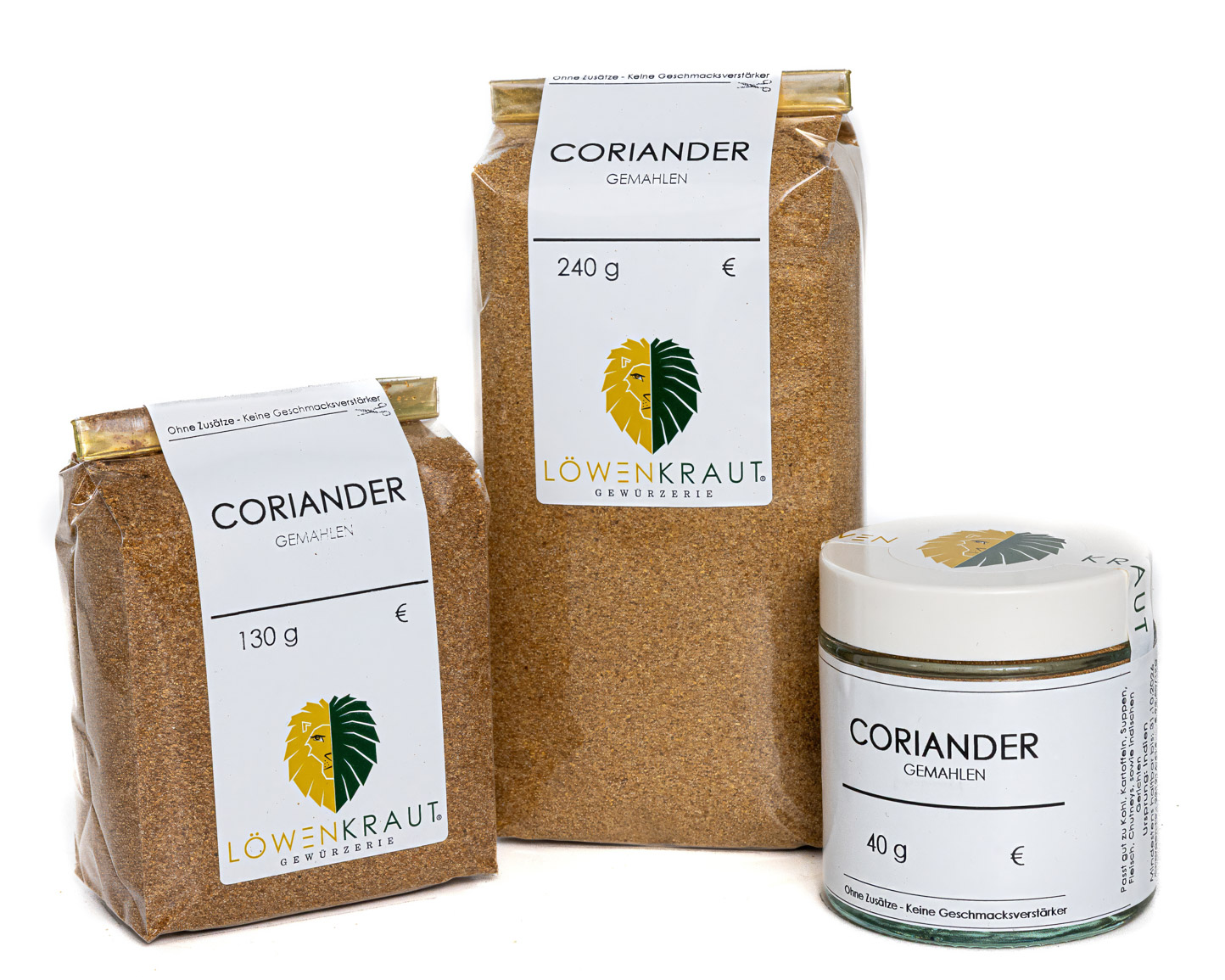 CORIANDER - GEMAHLEN CORIANDER - GEMAHLEN